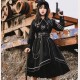 Loyal War Chariot Military Lolita Style Dress OP + Cloak Set by Withpuji (WJ26)